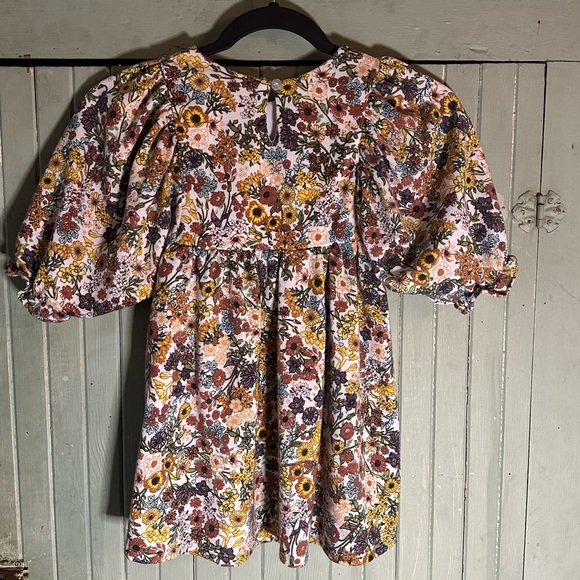 Bonnie Jean Multicolor Fall Floral Dress - Picture 4 of 5